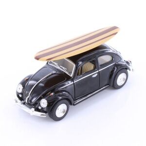 1967 Volkswagen Classic Beetle w/ Surfboard- 1/32 scale Diecast Car
